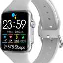 Smart Watch for Men Women 2.09" Smartwatch Fitness Tracker with Sport Modes, Monitor Blood Oxygen, Heart Rate, Sleep and Answer/Make Calls with Ease Compatible iOS Android Phones (White)