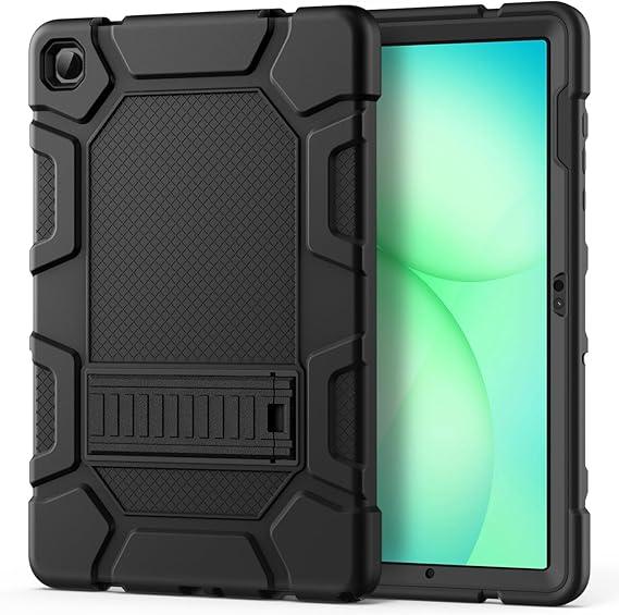 Azzsy Case for Samsung Galaxy Tab A9+/A9 Plus 11” 2024 Model (SM-X210/X216/X218), Heavy Duty Shockproof Rugged High Impact Protective Case, Black