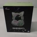 Cat Ear Headphones, Gaming Headset (Wireless, Green)