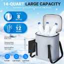 Cold Therapy Machine, Portable Ice Machine for Knee After Surgery, Programmable Knee Replacement Recovery System, Cryotherapy for Post Surgery Recoverys Sport Injurie, Reduce Swelling, Gray