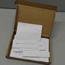 JINMURY White Wedding Table Numbers 1-10 with Stands, 5"x7" White Acrylic Table Numbers, Perfect for Wedding Reception, Party, Anniversary, Event (White Sign Black Font)