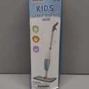 Dreamon Kids Spray Mop - Real Working Toddler Cleaning Set with Water Sprayer & 3 Washable Mop Pads & Scraper, Pretend Play Montessori Housekeeping Toys Gifts for Toddlers Kids Girls Boys(Blue)