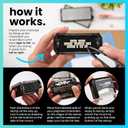ExcelMark Self-Inking DIY Custom Rubber Stamp Kit - Personalized Stamper for Business or Home - Address Stamp, Message Stamp, and More (Black)