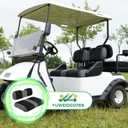 Universal EZGO TXT Golf Cart Seat Covers Dress UP Older Durable Breathable Material Golf Cart Front Seat Cover Fit Like a Glove, Easy to Install, Machine Washable