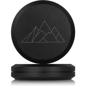 Slim Metal Zyn Container, Airtight & Odor-Proof Pouch Holder for Zyn, Caffeine & Energy Pouches, Premium Anodized Aluminum Zyn Can, Discreet & Portable Zyn Tin (Black | Mountain Engraved)