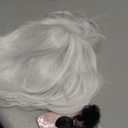 Short Natural Hair Toppers, Wig Toppers for Women Human Hair, Topper Hair Piece Human Hair Short, Natural Hair Toppers with Bangs (White)