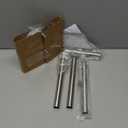 Toilet Paper Holder Stand, Toilet Paper Stand Brushed Nickel, Free Standing Toilet Paper Holder, Toilet Paper Storage by Bathth