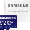 SAMSUNG PRO Plus Micro SD 512GB with Adapter