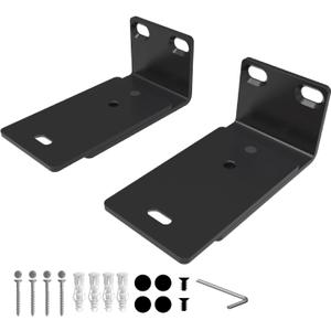 Sound Bass Soundbar Smart 300 500 550 600 700 900 Ultra Wall Mount Kit for Bose 300/500/550/600/700/900 Ultra, Smart Sound Bar, Soundtouch 300, TV Speaker, Adjustable Mounting Under TV Bracket, Black