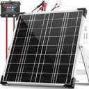 Voltset 12V Solar Battery Charger - 20W Waterproof Solar Panel Kit with Smart MPPT Controller - Trickle Charger Maintainer for Car RV Boat Marine Trailer, Automotive Trailer Truck Motorcycle