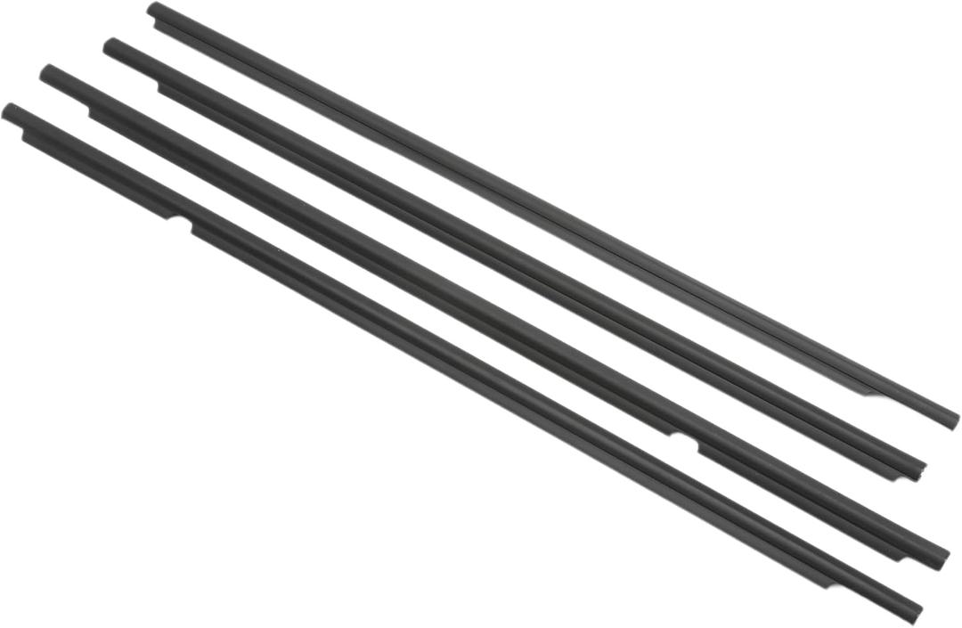 Motoforti Weatherstrip Window Seal, Window Trim Seal Belt, for Toyota Corolla 2003-2008, PVC, No.7572002200/7571002200/7573002180/7574002180, Black, 4pcs