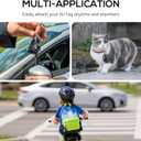 Waterproof Airtag Holder - 4 Pack Airtag Keychain Holder Compatible with Apple AirTags, Ultra Durable Anti-Scratches Protective Case with Keyring for Luggage, Backpack, Pet, Bag, Black