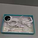 NETVUE Peekababy Baby Camera with Wireless Audio, Adjustable Crib Mount Monitor, Works via 2.4GHz Wi-Fi for Wide Coverage & Stable Connection, Smart App, Two-Way Talk, No Screen (White)