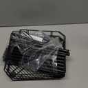 4 Tier Floor Standing Corner Shower Caddy Organizer Shelf with Hooks, Bathroom Shelves Stand Rack, Black