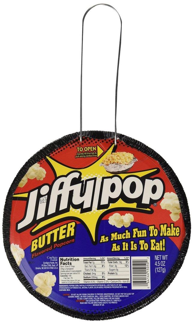Jiffy Pop Butter-Flavored Popcorn, 4.5-Ounce Units (Pack of 24) Expires Apr 2027