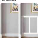 Upick Wall Panels Board and Batten Kit, Paintable PS Wainscoting Paneling for Accent Wall 94" x 54"