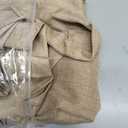 Wolkemer Faux Linen Large Oval Tablecloth Heavy Duty Wrinkle Resistant Fabric Table Cloths 60 x 120 Inch Flaxen Farmhouse Rustic Table Cover for Kitchen Dining Indoor Outdoor Tabletop Decoration