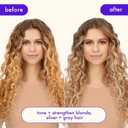 amika bust your brass cool blonde strength repair shampoo