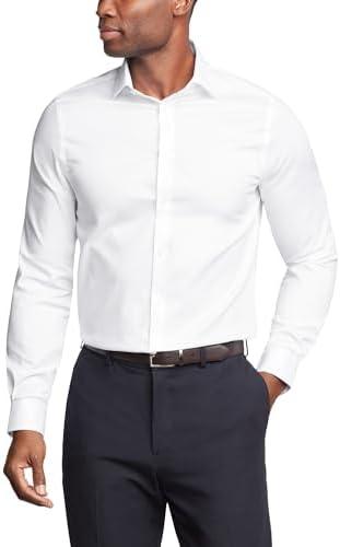 Michael Kors Men's Dress Shirt Ultra Wrinkle Free Stretch Regular Fit, 2XL