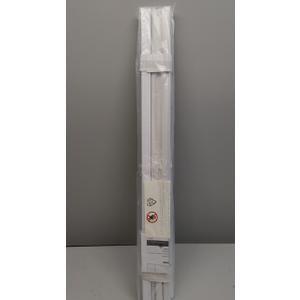 LazBlinds Cordless 1" Vinyl Mini Blinds for Indoor Windows - Light Filtering Horizontal Window Blinds & Shades, 31" W x 64" H, White