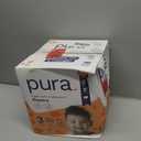 Pura Baby Diapers Size 3 (16-28 lbs) 64 Count Sensitive Skin | 12 Hour Leak Protection, New Blowout Blocker, Cloud Soft, Totally Chlorine Free*, Allergy UK Certified