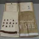 Homewear Embroidered Hand Towels - Harvest Wishes and It's Onder Fall Set Of 2 15x25