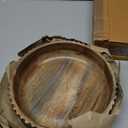 Kimona Fruit Bowls Wooden Fruit Bowl or Candy Bowl, Elevate Your Space With A Unique Bowl Centerpiece (10" X 10" X 2.5")