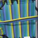 2 Pack Lightweight Portable Camping Beach Chair for Adults, Outdoor Lay Flat Folding Beach Chairs with 5 Positions, Backpack Beach Chair with Towel Bar, Zipper Pouch, Cup Holder, NEW Striped, Oversized