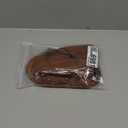 Pwshymi Doll Hair Wig, Long Curly Style with Neat Bangs for 1/3 BJD Doll 21 to 24cm Head Circumference, High Temperature Resistance Fiber Filament DIY Cutting (Light Brown)