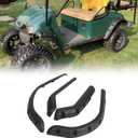 ECOTRIC Golf Cart Standard Fender Flares Front Rear Compatible with 1994-2013 EZGO TXT Model Gas & Electric Carts(Set of 4pcs)