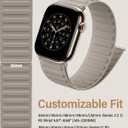 Patented Magnetic Link Sport Band Compatible with Apple Watch Bands Men 44mm 45mm 46mm 49mm 42mm 41mm 40mm 38mm Women, Nylon Sport Loop Strap for iWatch Ultra 3 2 1 SE Series 11 10 9 8 7 6 5 4 3 2 1