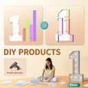 imprsv 3FT Marquee Numbers 70, Light Up Numbers for 70th Birthday Party Decorations, Light Up Sign 70 for Anniversary Party Decor, Pre-Cut Foam Board Kit