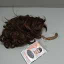 Kangaroo 70s Mens Wig and Mustache - Fake Brown Mustache and Short Curly Wigs For Men Costume - Mens Disco Hair Accessory for Funny Costumes Cosplay Dress up Apparel For New Year Parties