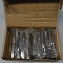 Ravinte 10 Pack Solid 3 Inch Center to Center Slim Square Bar Drawer Handles - Cabinet Hardware Brushed Nickel Pulls for Kitchen and Drawers