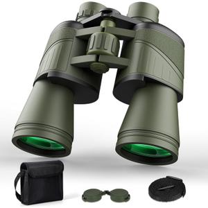 20x52 Binoculars for Adults High Powered - HD Binoculars with Clear Low Light Vision for Bird Watching Hunting Hiking Travel Cruise Ship Sports Events