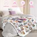Cat Blanket for Girls, Cat Lover Gifts for Girls, Just A Girl Who Loves Cats Blanket for Couch Bed Room Decor 40"x 50"