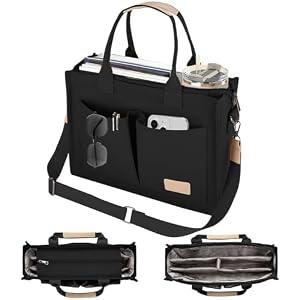 Tote Bags for Women Canvas Tote Purse Crossbody with Pockets Top Handle Shoulder Satchel Bag for Women (Z-Large Black)