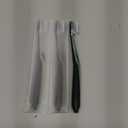 Firm Toothbrush for Adult, Manual Wider Head Tooth Brush with Tongue and Cheek Cleaner, Hard Bristles, 4 Count, More Efficient and Deeper Cleaning