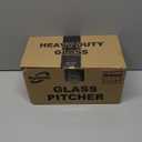 Cold Brew Coffee Maker Pitcher, 64 OZ Heavy Duty Glass Wide Mouth Mason Jar Pour Spout Airtight Lid with Stainless Steel Infuser Filter for Iced Coffee, Ice Tea, Brewed Making