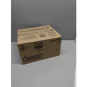 SkinnyPop Popcorn, White Cheddar, Whole Grain, Dairy-Free Snack, 1oz Bags (12ct) BB:11/20/25