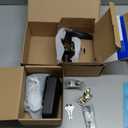 Veise Fingerprint Door Lock with 2 Lever Handles - Keyless Entry Door Lock, Electronic Keypad Deadbolt, Digital Smart Code & Front Handle Sets, Auto-Locking, Easy Installation, Matte Black