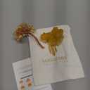 Natural Citrine Crystal Tree of Life,Quartz Cluster Yellow Titanium Base, Positive Energy Feng Shui Bonsai Money Tree Office Desk Home Decor for Wealth and Luck