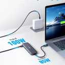 Anker USB C Hub, 5-in-1 USBC to HDMI Splitter with 4K Display, 1 x Powered USB-C 5Gbps & 2Powered USB-A 3.0 5Gbps Data Ports for MacBook Pro, MacBook Air, Dell and More