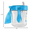 Dr. Brown's Milestones Soft Spout Sippy Cup with Handles, BPA-Free, Blue Star