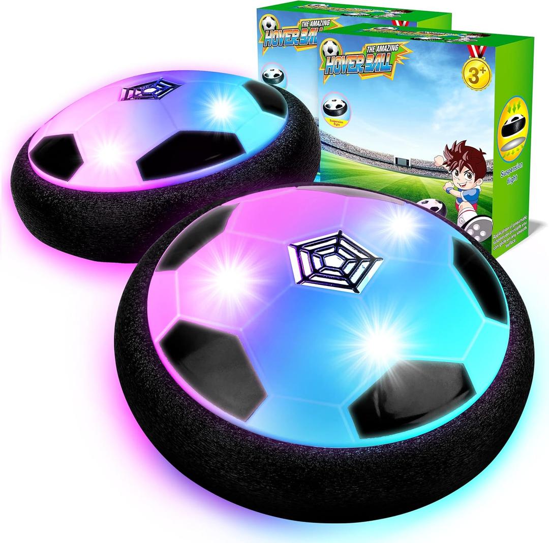 HopeRock Hover Soccer Ball Toys for 3-12 Year Old Boys Girls, Indoor and Outdoor Creative Toys for Toddlers with Foam Bumper, Birthday Gifts for 3 4 5 6 7 8+ Year Old Children's