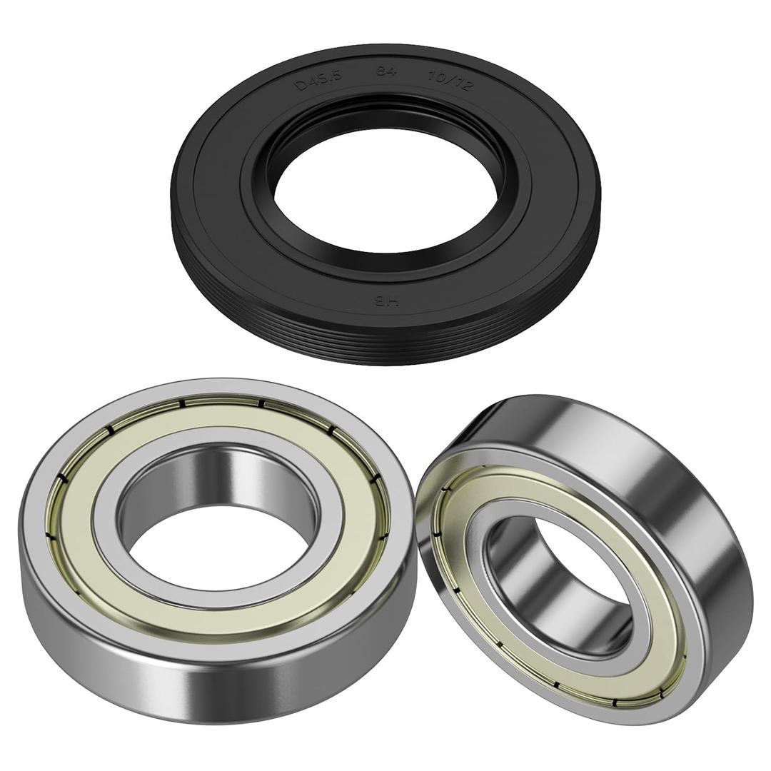 Moker Washer Tub Bearings and Seal Kit for Samsung OEM # DC62-00156A, 6601-000148, 6601-002637,with Step by Step Guide