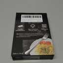 SANTUO Dessert Forks Set - 8-piece Stainless Steel Salad Forks Cream Fork Flatware Set Reusable for Household Use or Camping - Silver 6.7 Inches Pack of 2