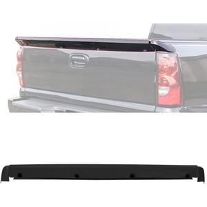 SCITOO Matte Black PU Rear Tailgate Cover Protector Wing Spoiler Lip Replacement fit for 1999-2006 for Chevy Silverado Sierra (as shown)