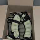 NATURELUX Weighted Vest with Reflective Stripe and Adjustable Buckle Straps, Pale Green, 20 lbs