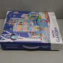 OCRETIC Doll House for Girls,13 Rooms Dollhouse with 2 Dolls, Lights, Figure, Puppies,Furnitures, Accessories, Toddler Playhouse Gift for for 3 4 5 6 7 8 9 10 Year Old Girls Toys (Blue)